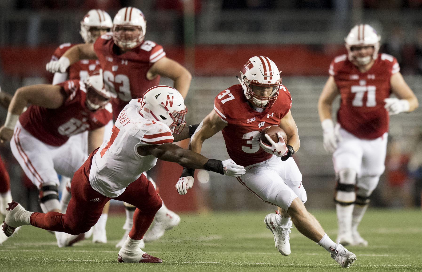 Nebraska vs. Wisconsin, college football, 10.6.18